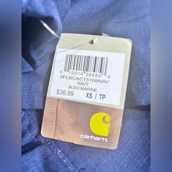 NWT SET of Men's Solid Ripstop Utility Nurses Scrub Top&Pants size XS Navy - Picture 4 of 5